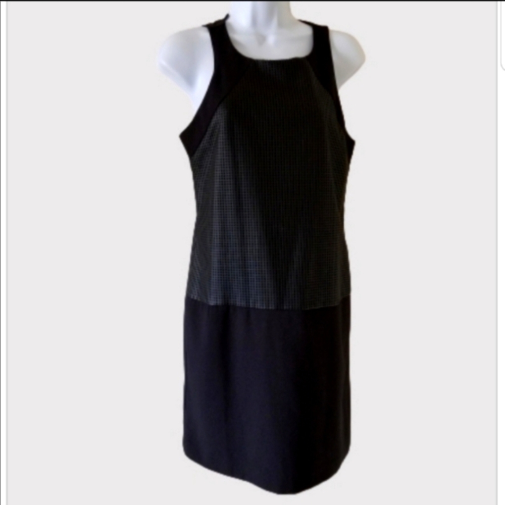 Banana Republic Factory Faux Leather Sheath dress, sz 2